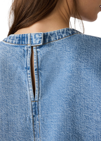 Jesse Denim Top - Storm Blue