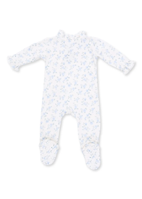 Kimono Ruffle Snap Footie - Rose Briar