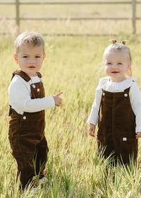 Brown Corduroy Overalls