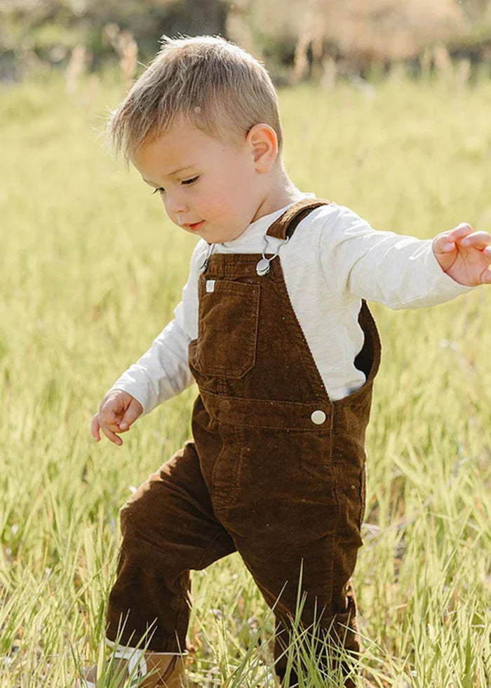 Brown Corduroy Overalls