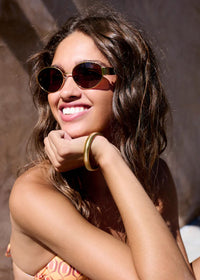 Lennox Sunnies - Gold Brown