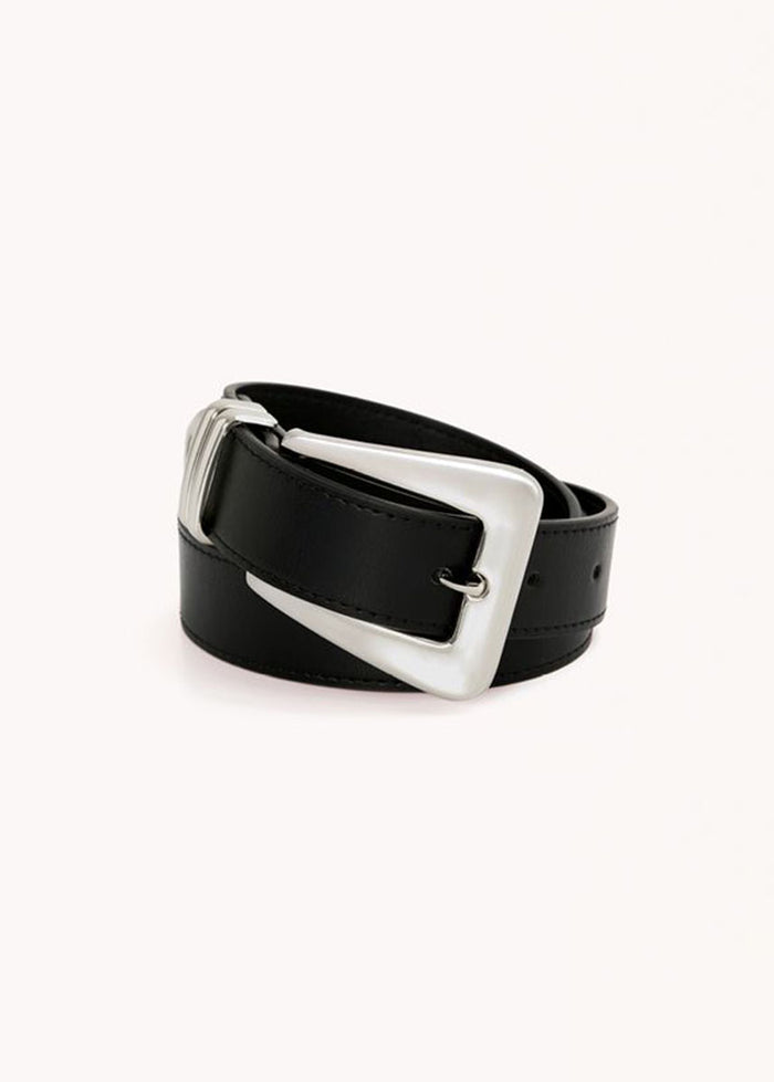 Carmen Belt - Black & Silver