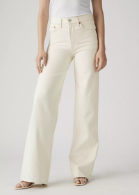 Levi's Ribcage Wide Leg Jeans - Barely Freezing