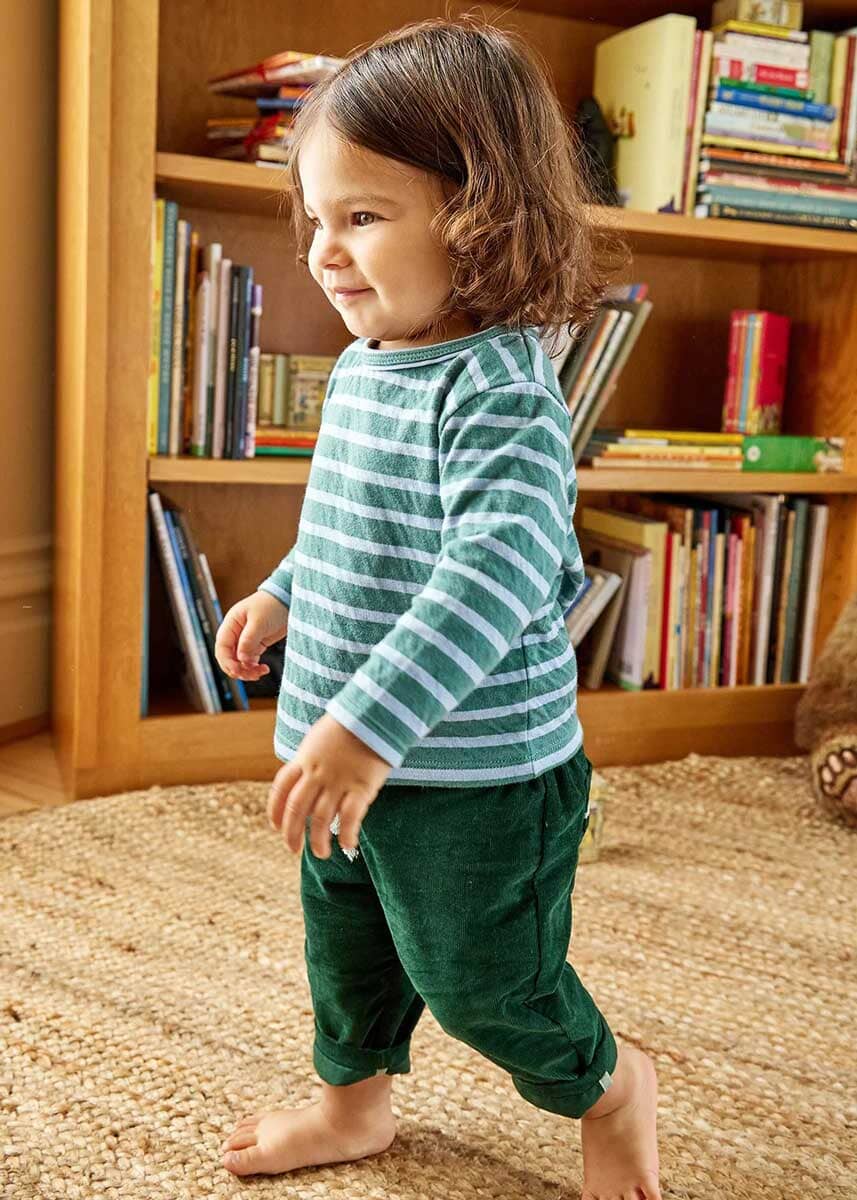 Bowie Baby Pant - Forest Corduroy