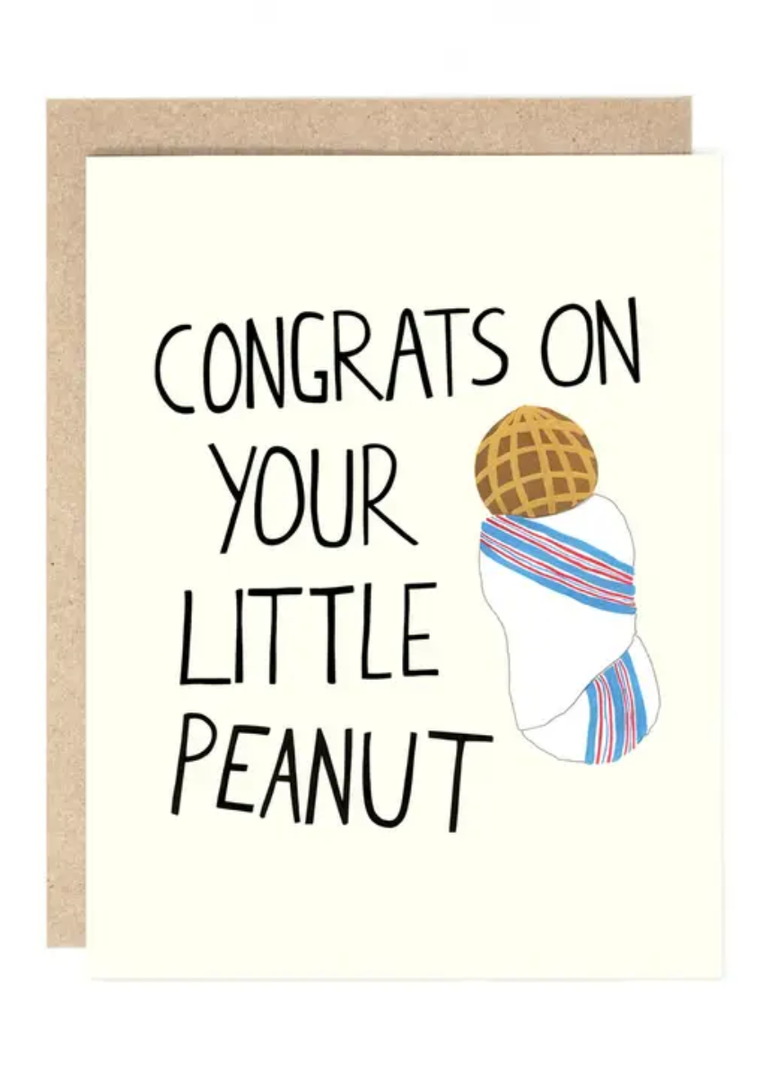 Little Peanut New Baby Card