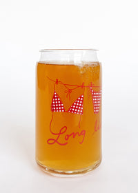 Long Live Summer Wrapped Can Glass