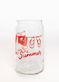Long Live Summer Wrapped Can Glass