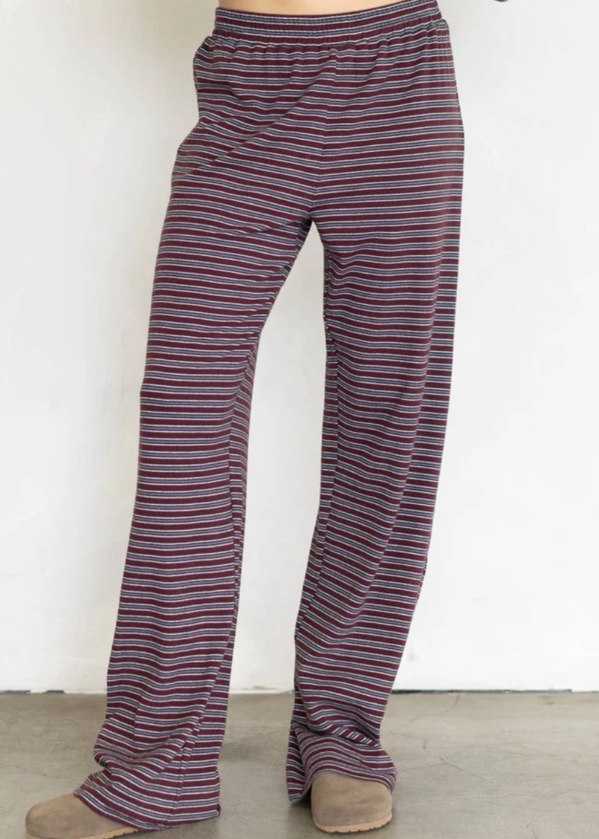 Lorenze Pants - Wine Multi