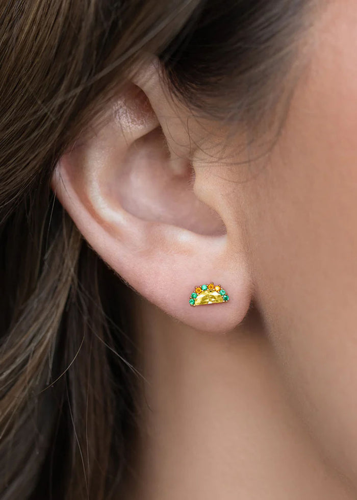 Taco Tuesday Studs - Gold