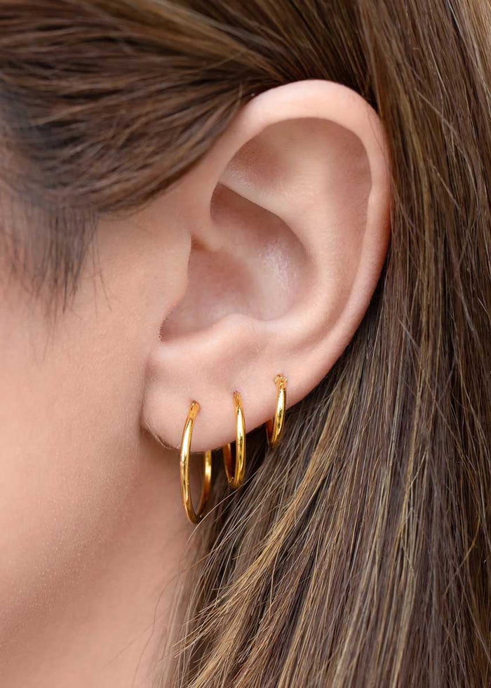 Endless Hoops Set - Gold