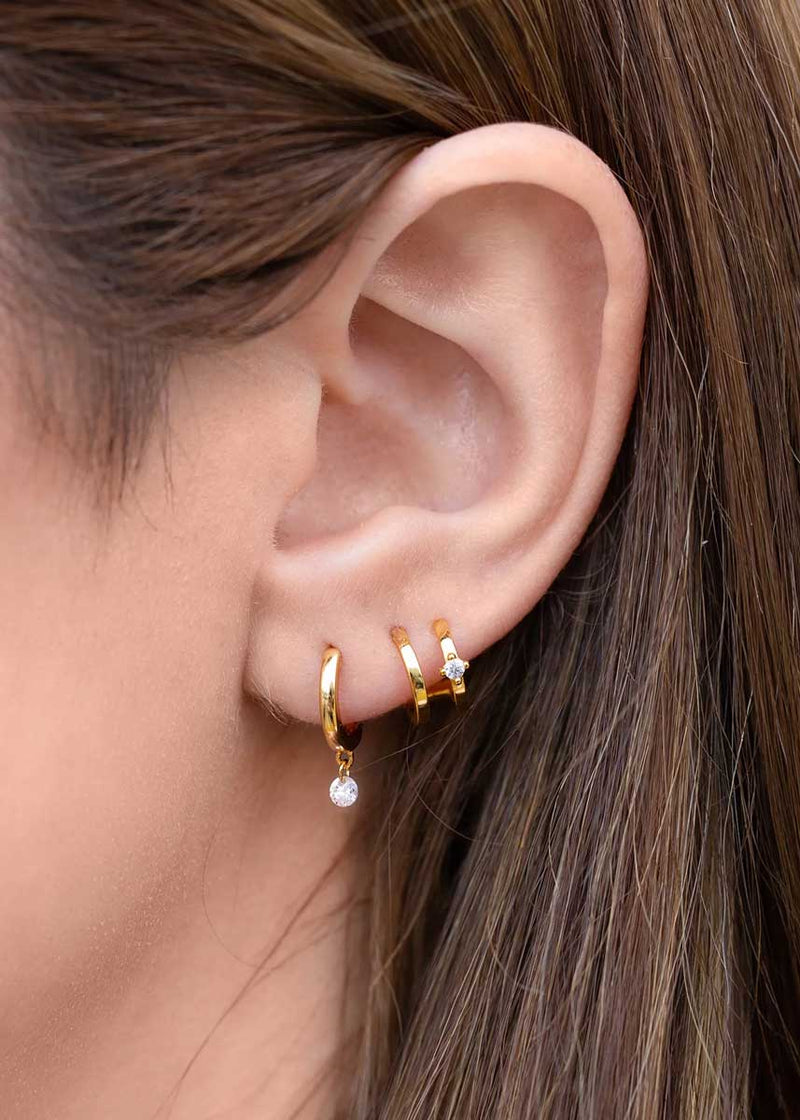 Dew You Hoops - Gold
