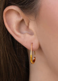 Through & Through Hoops - Gold