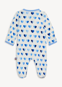 Modal Magnetic Footie - Blue XOXO