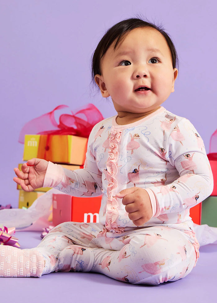 Modal Magnetic Ruffle Footie - Pretty Plies