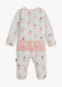 Modal Magnetic Ruffle Footie - Pretty Plies