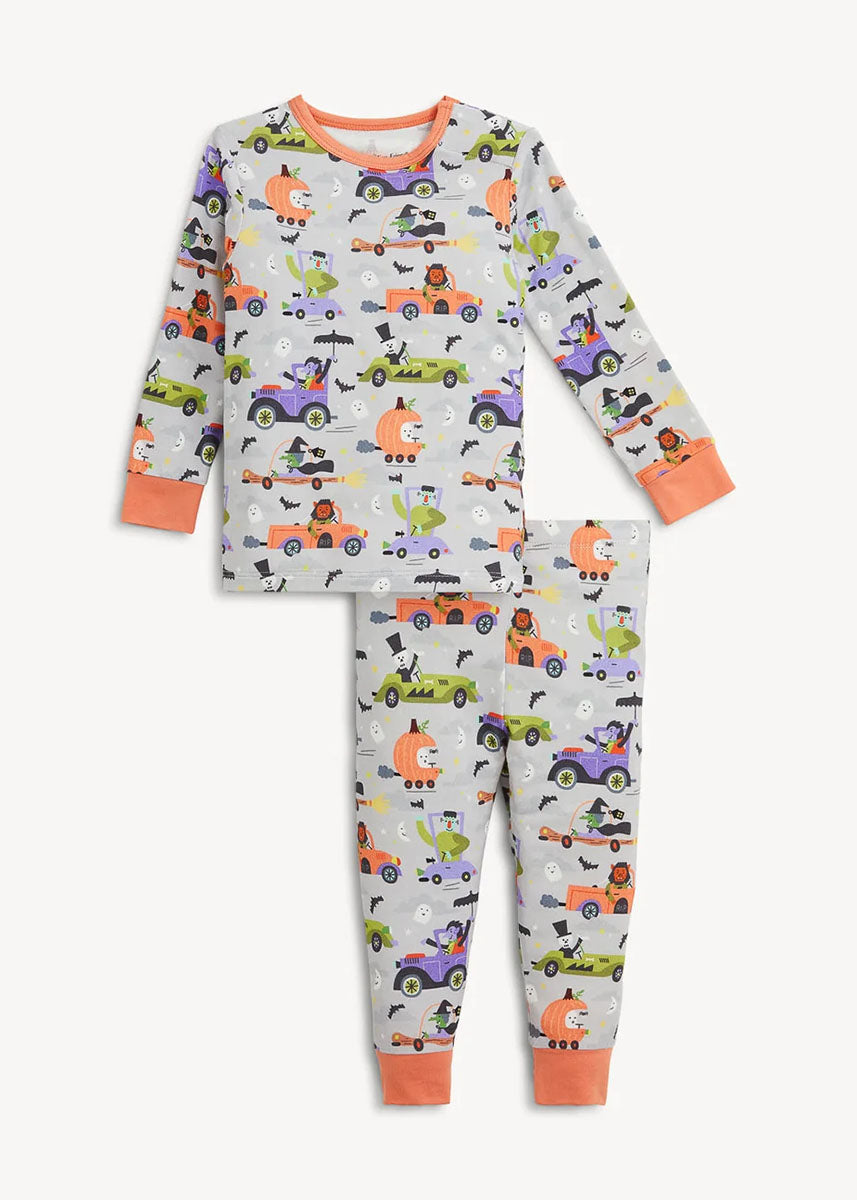 Modal L/S Pajama Set - Broom Voyage