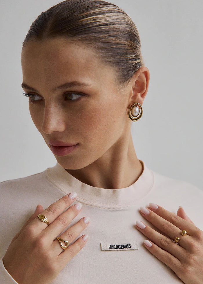 Palma Earrings - Gold