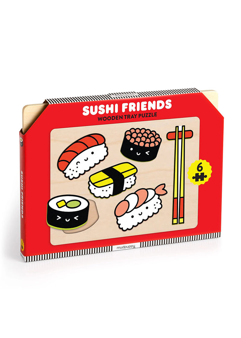 Sushi Friends Wooden Tray Puzzle