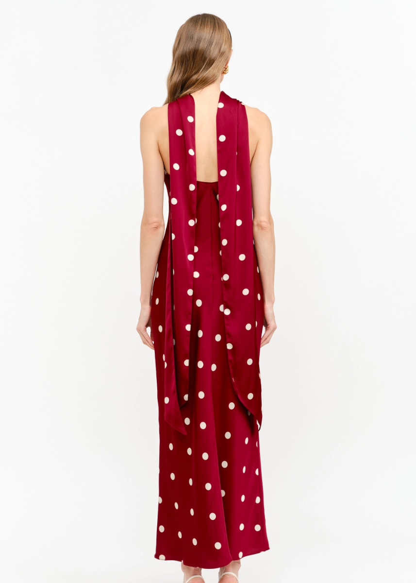 Magdalena Dress - Wine