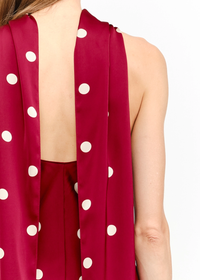 Magdalena Dress - Wine