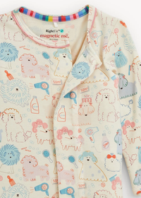 Magnetic Right Fit Footie - Poodle Pawlor