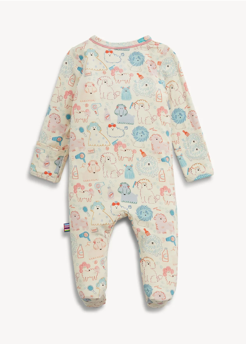Magnetic Right Fit Footie - Poodle Pawlor