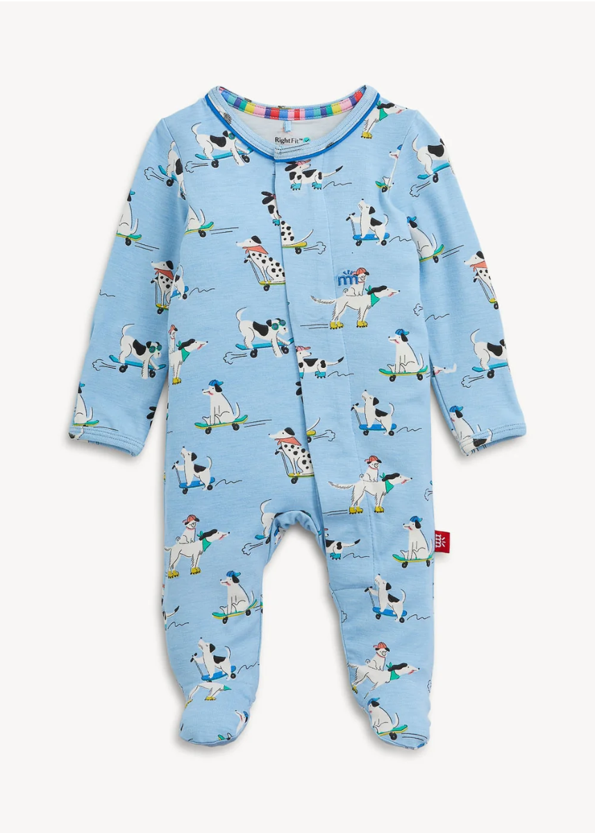 Magnetic Right Fit Footie - Ruff Riders
