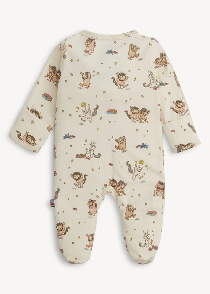Magnetic Right Fit Footie - Where The Wild Things Are
