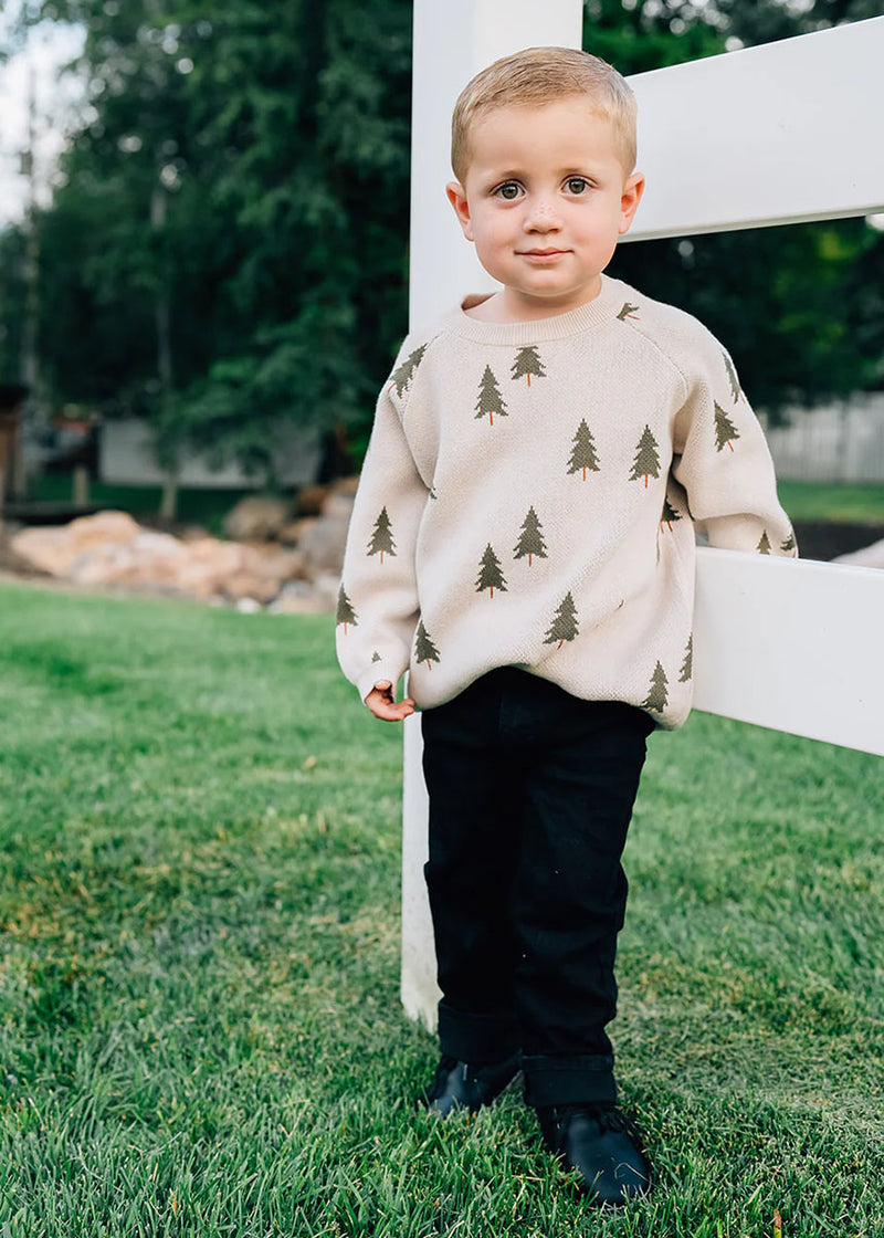 Pine Tree Knit Sweater