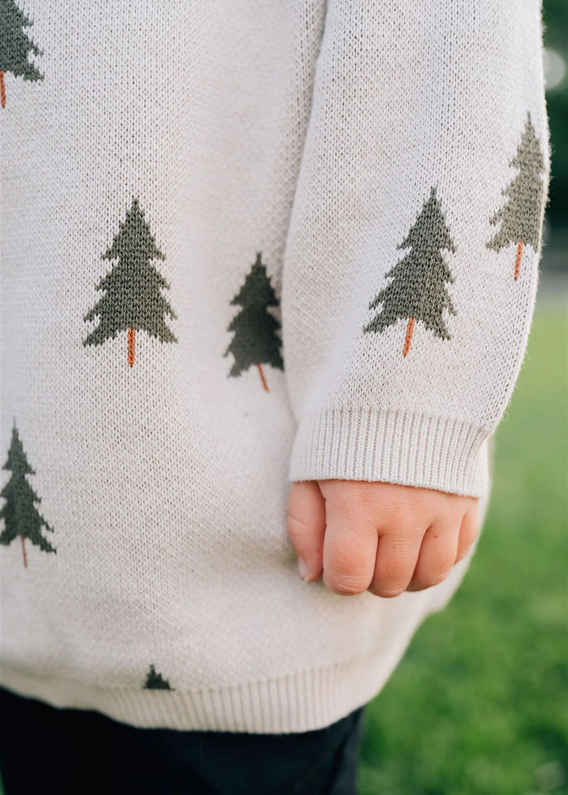 Pine Tree Knit Sweater