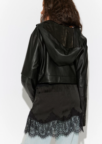 Meet In The Middle Half Slip Skirt - Black