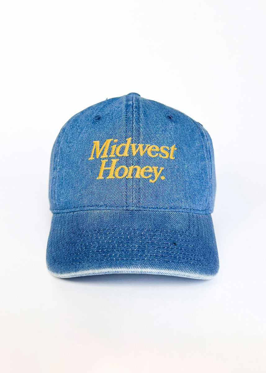 Midwest Honey Dad Hat - Dark Denim