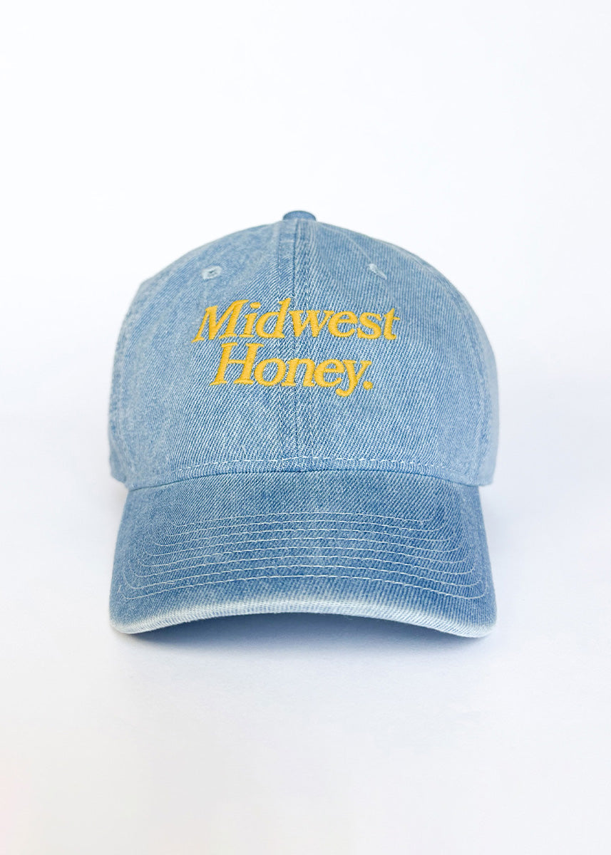 Midwest Honey Dad Hat - Denim