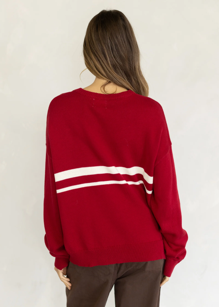 Milena Sweater - Dark Red