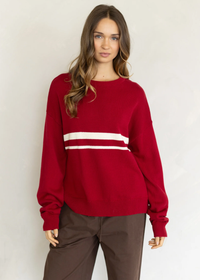 Milena Sweater - Dark Red