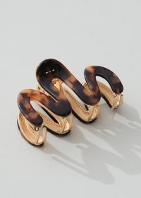 Mini Willow Squiggle Claw Clip