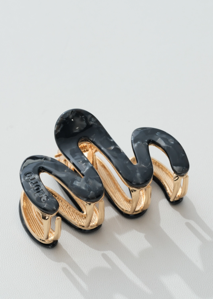 Mini Willow Squiggle Claw Clip