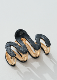 Mini Willow Squiggle Claw Clip