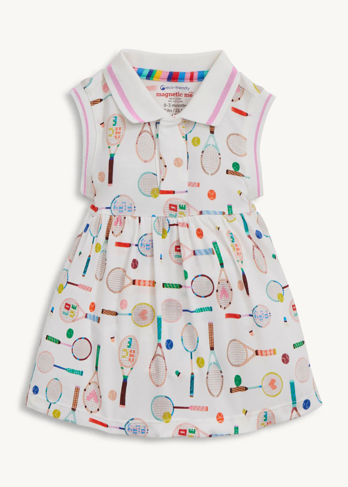 Modal Magnetic Bodysuit Polo Dress - Love All