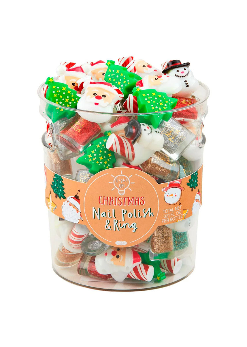 Christmas Nail Polish & Ring Set
