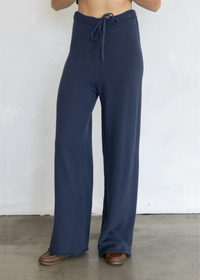 Nara Knit Pants - Navy