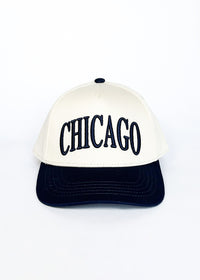 Toddler Chicago Puff Baseball Cap - Navy