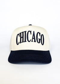 Youth Chicago Puff Baseball Cap - Navy