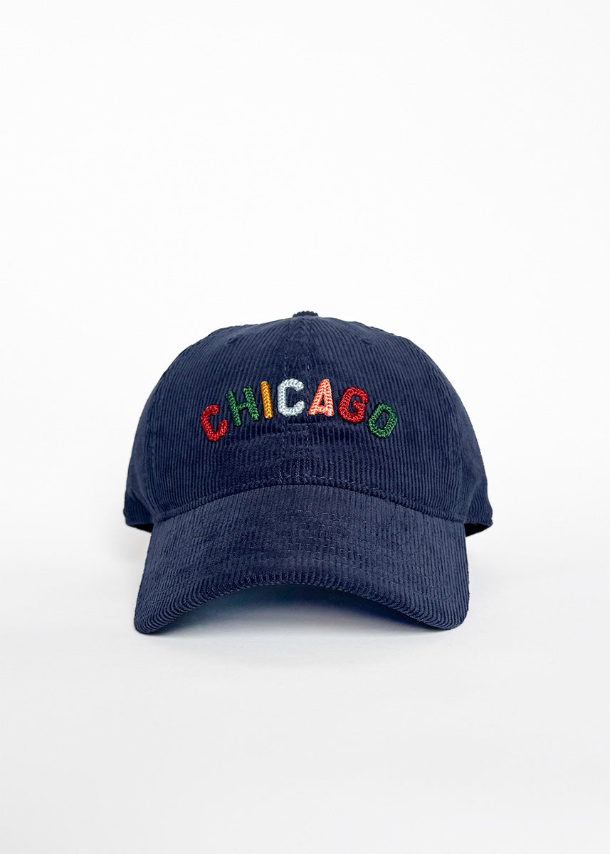 Toddler Sweet Home Chicago Dad Hat - Navy