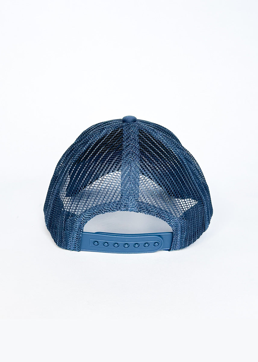 Toddler Chicago Script Trucker Hat - Navy