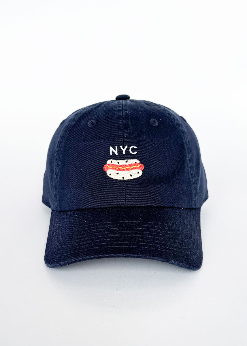 New York Tiny Hot Dog Hat - Navy