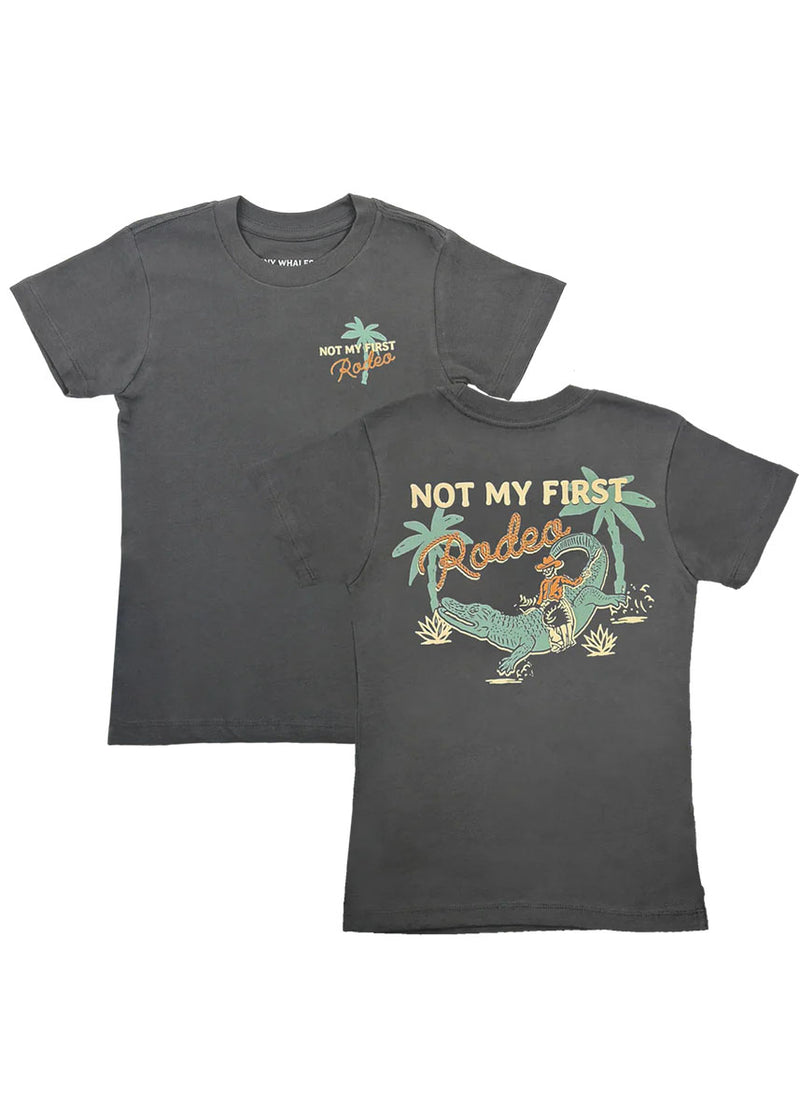 Not My First Rodeo Tee - Vintage Black