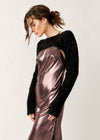 Shimmer Bolero Sweater - Black