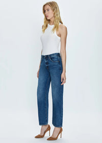 Lexi Mid Rise Bowed Straight - Artisan