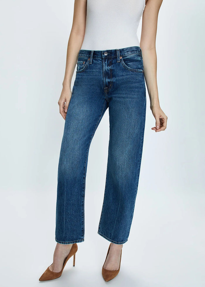 Lexi Mid Rise Bowed Straight - Artisan